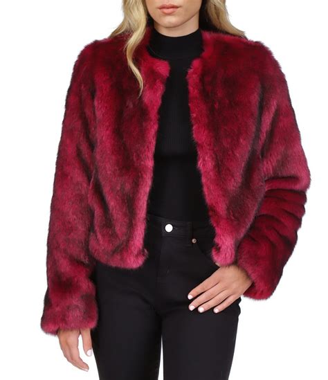 michael kors jacke faux fur